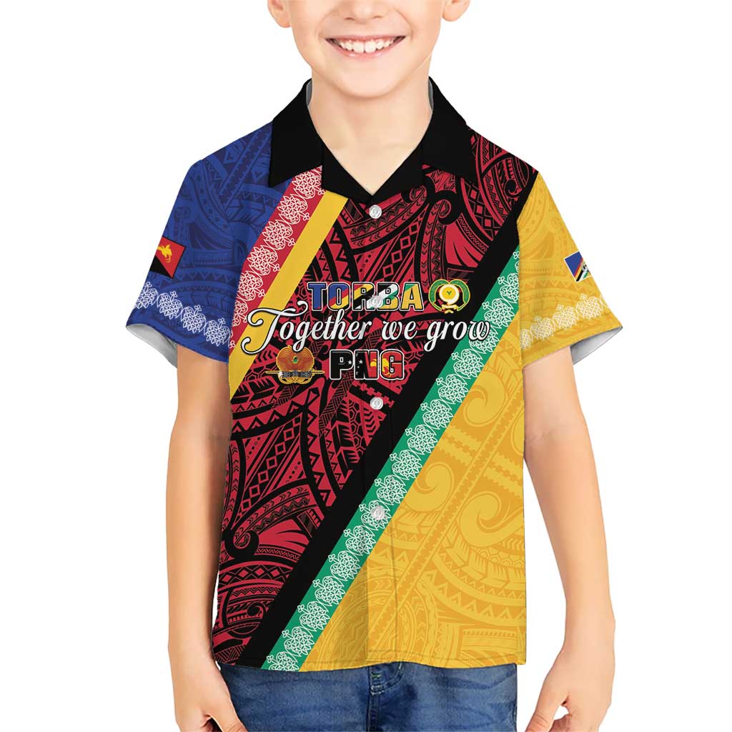 Love Torba PNG Day Hawaiian Shirt Together We Grow - Polynesian Pride