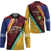 Love Torba PNG Day Hockey Jersey Together We Grow - Polynesian Pride