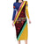 Love Torba PNG Day Long Sleeve Bodycon Dress Together We Grow - Polynesian Pride