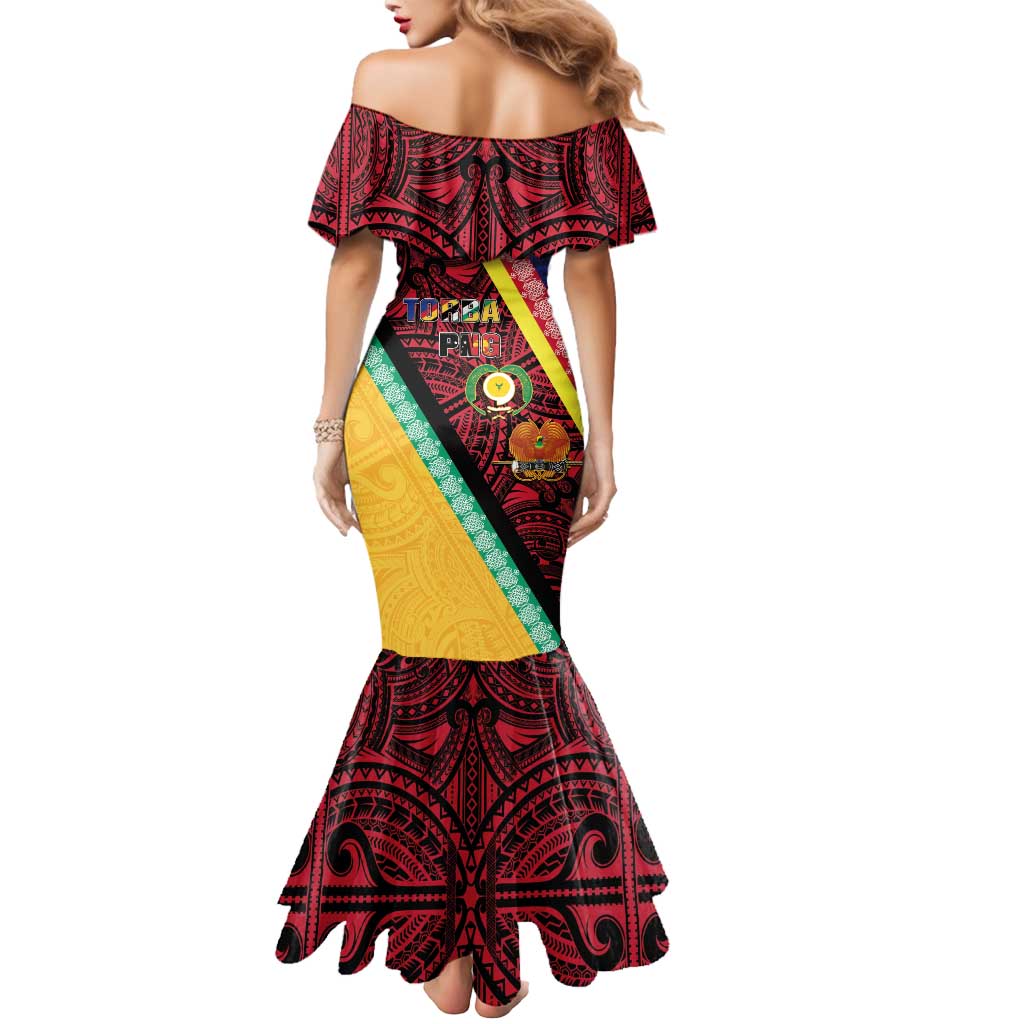 Love Torba PNG Day Mermaid Dress Together We Grow LT05 - Polynesian Pride