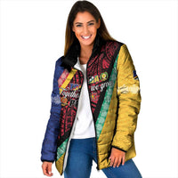 Love Torba PNG Day Padded Jacket Together We Grow - Polynesian Pride