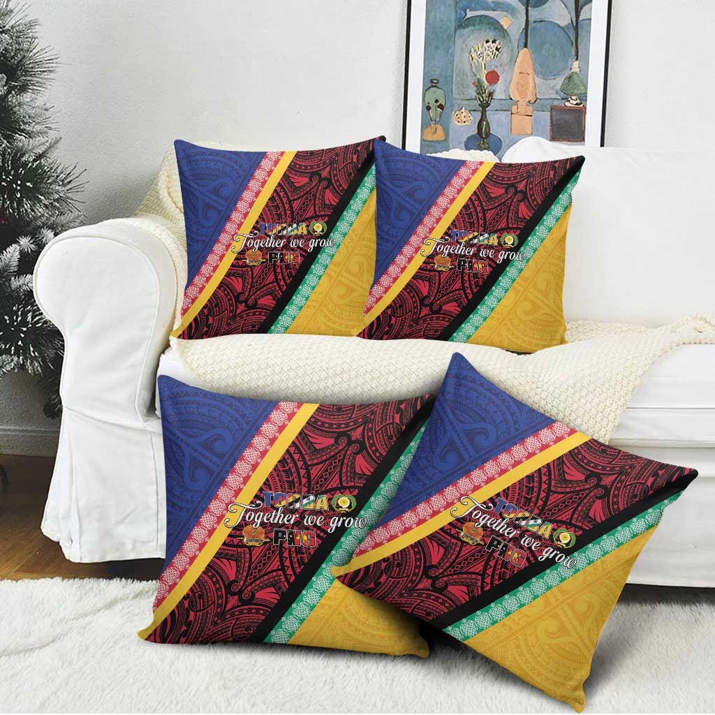 Love Torba PNG Day Pillow Cover Together We Grow - Polynesian Pride