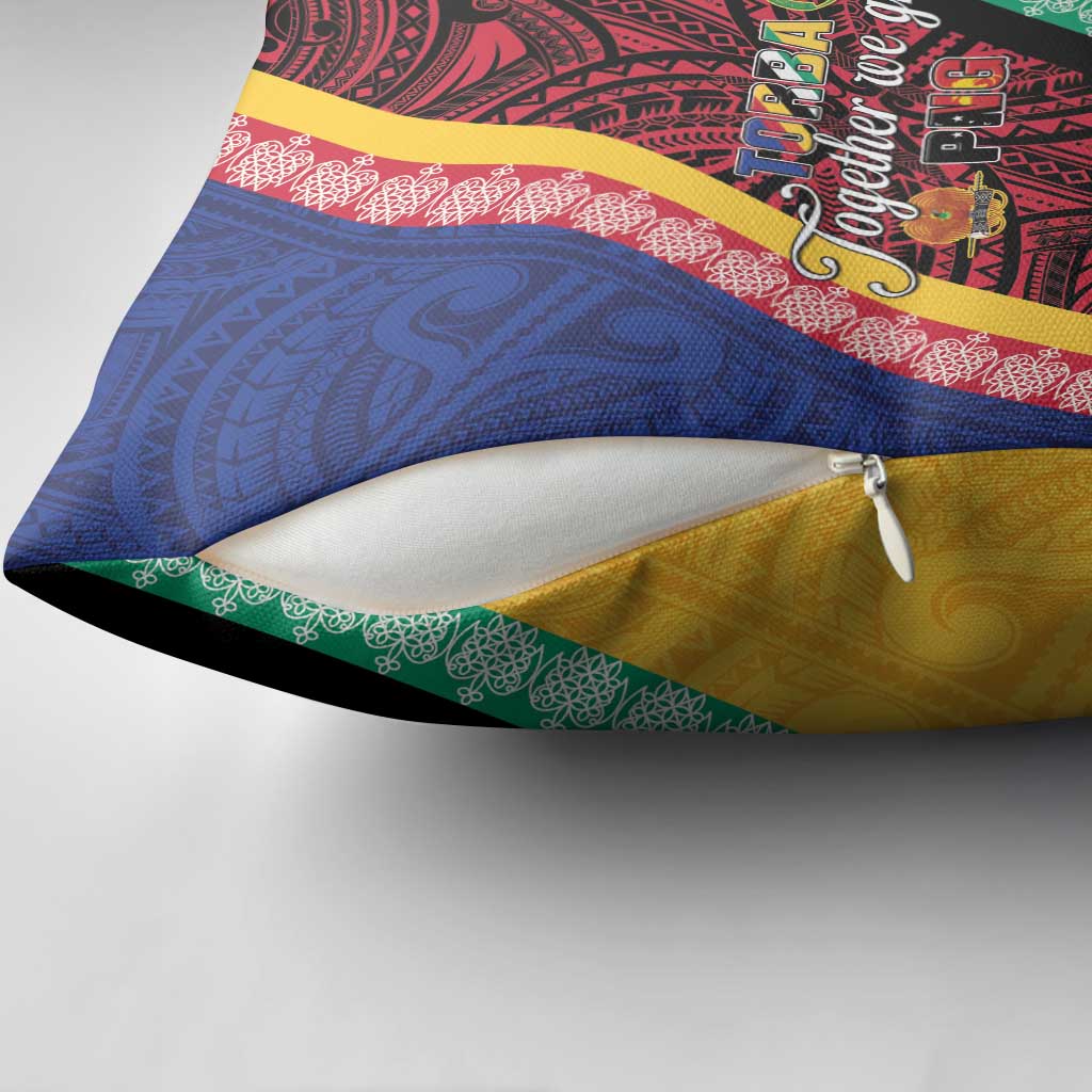 Love Torba PNG Day Pillow Cover Together We Grow - Polynesian Pride
