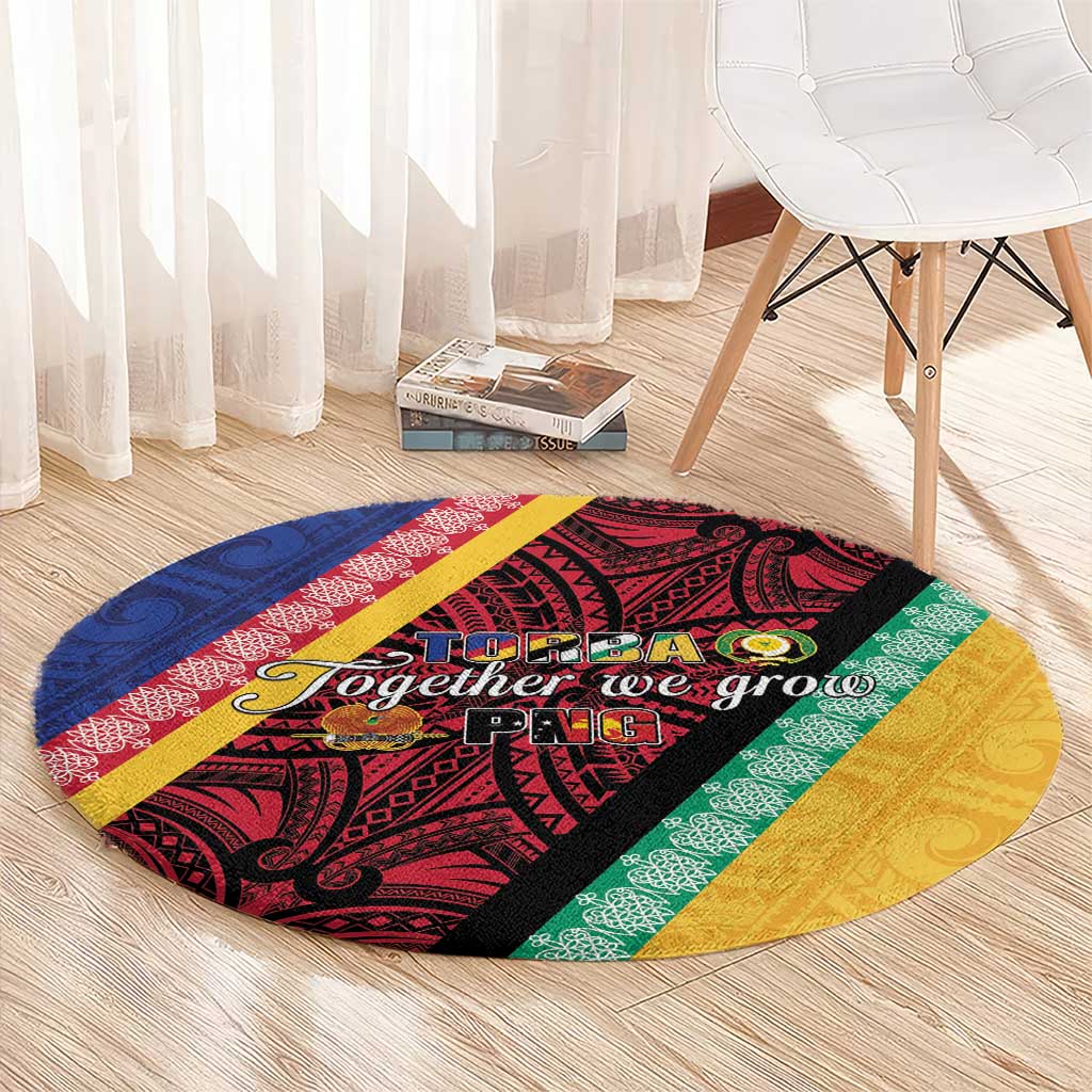 Love Torba PNG Day Round Carpet Together We Grow - Polynesian Pride