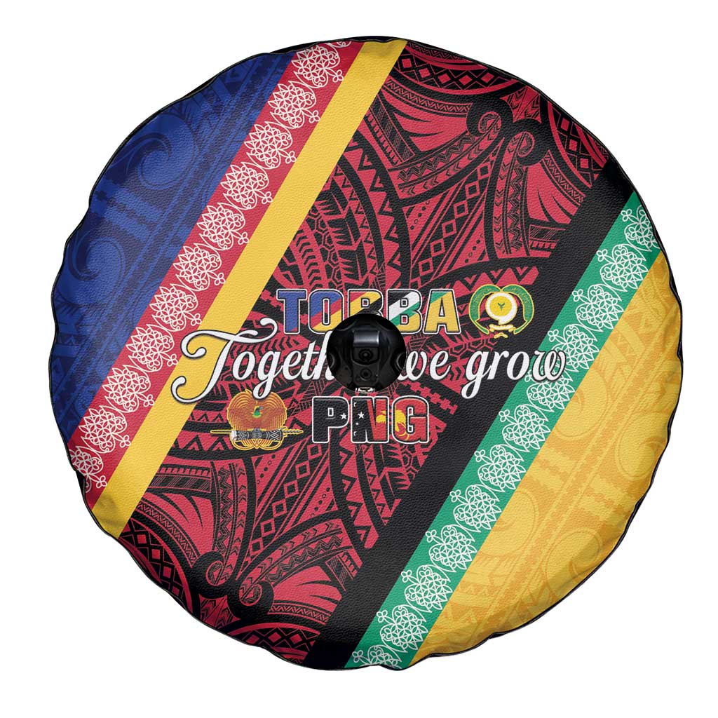 Love Torba PNG Day Spare Tire Cover Together We Grow - Polynesian Pride