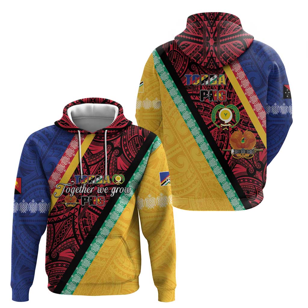 Love Torba PNG Day Zip Hoodie Together We Grow LT05 - Polynesian Pride