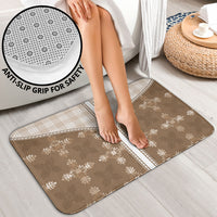 Beige Hawaii Paniolo Quilt Motif Bathroom Set LT05 - Polynesian Pride