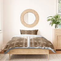 Beige Hawaii Paniolo Quilt Motif Bedding Set LT05 - Polynesian Pride