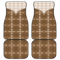Beige Hawaii Paniolo Quilt Motif Car Mats LT05 - Polynesian Pride