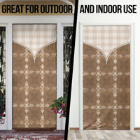 Beige Hawaii Paniolo Quilt Motif Door Cover LT05 - Polynesian Pride
