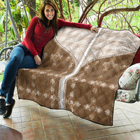 Beige Hawaii Paniolo Quilt Motif Quilt LT05 - Polynesian Pride