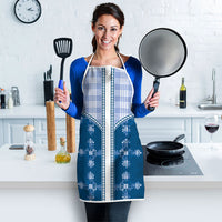 Blue Hawaii Paniolo Quilt Motif Apron LT05 - Polynesian Pride