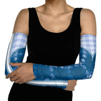 Blue Hawaii Paniolo Quilt Motif Arm Sleeves LT05 - Polynesian Pride