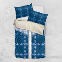 Blue Hawaii Paniolo Quilt Motif Bedding Set LT05 US Twin 172cm x 218cm Blue - Polynesian Pride