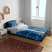 Blue Hawaii Paniolo Quilt Motif Bedding Set LT05 - Polynesian Pride