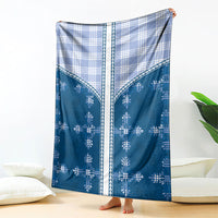 Blue Hawaii Paniolo Quilt Motif Blanket LT05 - Polynesian Pride