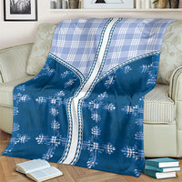 Blue Hawaii Paniolo Quilt Motif Blanket LT05 - Polynesian Pride