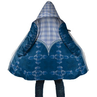 Blue Hawaii Paniolo Quilt Motif Cloak LT05 Unisex Blue - Polynesian Pride