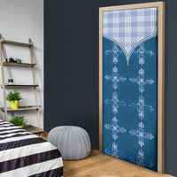 Blue Hawaii Paniolo Quilt Motif Door Cover LT05 - Polynesian Pride