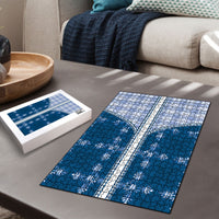 Blue Hawaii Paniolo Quilt Motif Puzzle LT05 - Polynesian Pride