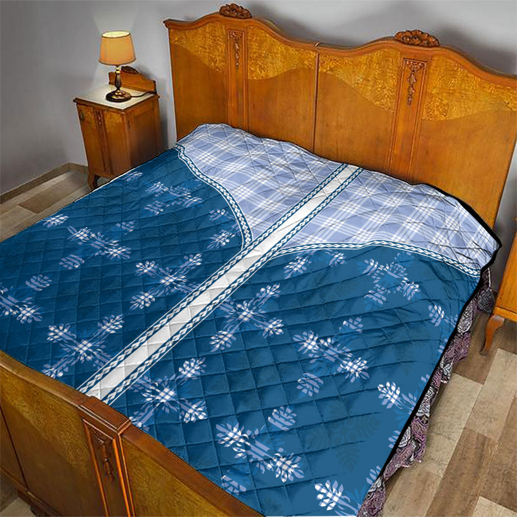 Blue Hawaii Paniolo Quilt Motif Quilt LT05 - Polynesian Pride