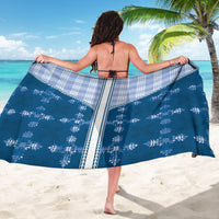 Blue Hawaii Paniolo Quilt Motif Sarong LT05 - Polynesian Pride