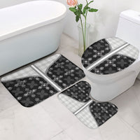 Black Hawaii Paniolo Quilt Motif Bathroom Set LT05 - Polynesian Pride