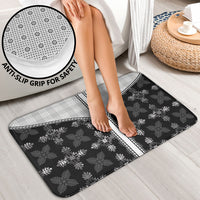 Black Hawaii Paniolo Quilt Motif Bathroom Set LT05 - Polynesian Pride