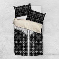 Black Hawaii Paniolo Quilt Motif Bedding Set LT05 US Twin 172cm x 218cm Black - Polynesian Pride
