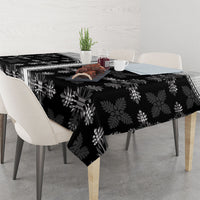 Black Hawaii Paniolo Quilt Motif Tablecloth LT05 - Polynesian Pride