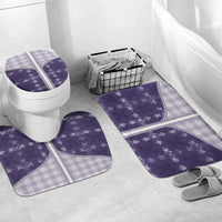 Purple Hawaii Paniolo Quilt Motif Bathroom Set LT05 Mat Set Only (3 pcs) One Size Purple - Polynesian Pride