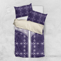 Purple Hawaii Paniolo Quilt Motif Bedding Set LT05 US Twin 172cm x 218cm Purple - Polynesian Pride