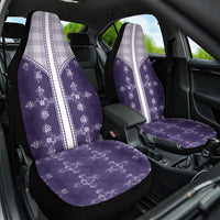 Purple Hawaii Paniolo Quilt Motif Car Seat Cover LT05 One Size Purple - Polynesian Pride
