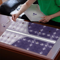 Purple Hawaii Paniolo Quilt Motif Puzzle LT05 - Polynesian Pride