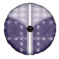 Purple Hawaii Paniolo Quilt Motif Spare Tire Cover LT05 - Polynesian Pride