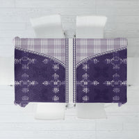 Purple Hawaii Paniolo Quilt Motif Tablecloth LT05 Purple - Polynesian Pride