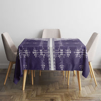 Purple Hawaii Paniolo Quilt Motif Tablecloth LT05 - Polynesian Pride