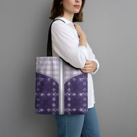 Purple Hawaii Paniolo Quilt Motif Tote Bag LT05 - Polynesian Pride
