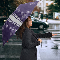 Purple Hawaii Paniolo Quilt Motif Umbrella LT05 - Polynesian Pride