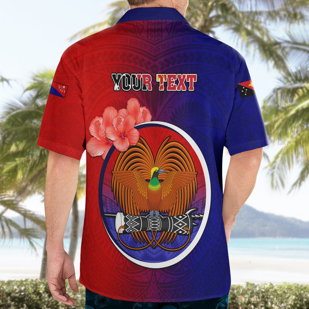 Personalized Papua New Guinea Central Province Hawaiian Shirt Mix Coat Of Arms Polynesian Pattern LT05 - Polynesian Pride