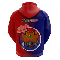 Personalized Papua New Guinea Central Province Hoodie Mix Coat Of Arms Polynesian Pattern LT05 - Polynesian Pride