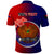 Personalized Papua New Guinea Central Province Polo Shirt Mix Coat Of Arms Polynesian Pattern LT05 - Polynesian Pride