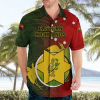 Papua New Guinea Eastern Highlands Province Hawaiian Shirt Mix Coat Of Arms Polynesian Pattern LT05 - Polynesian Pride