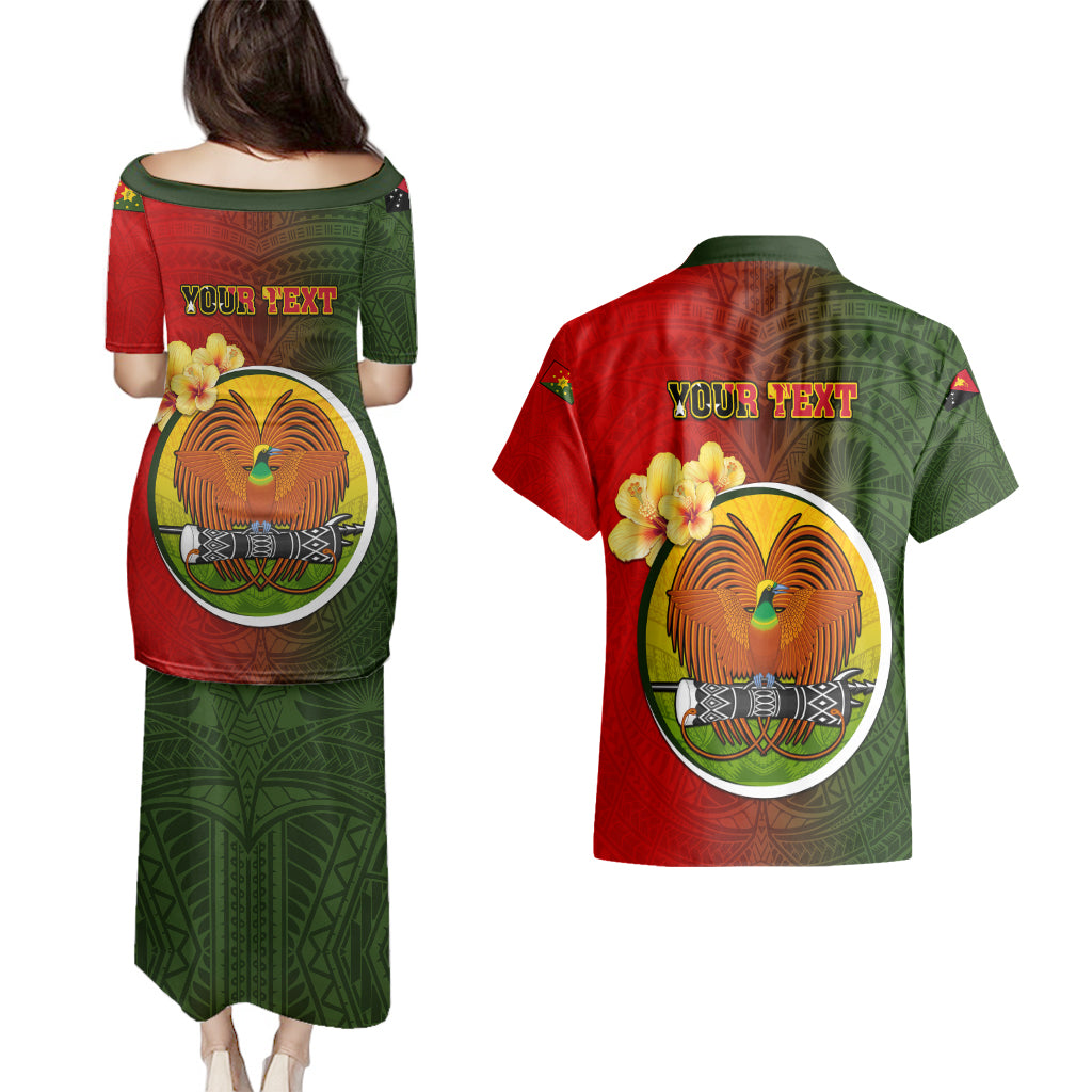 Personalized Papua New Guinea Eastern Highlands Province Couples Matching Puletasi Dress and Hawaiian Shirt Mix Coat Of Arms Polynesian Pattern LT05 - Polynesian Pride