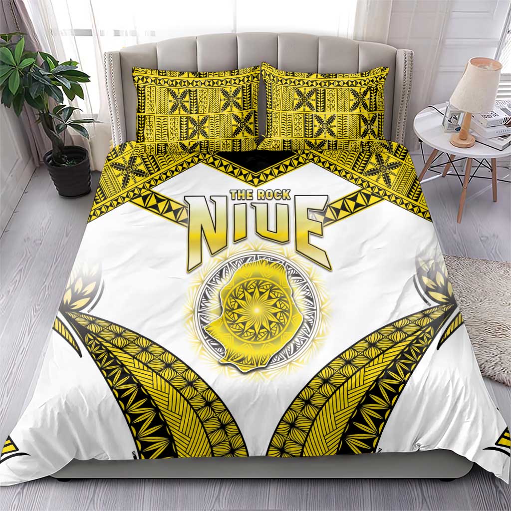 Niue The Rock Of Polynesia Bedding Set Peniamina Gospel Day Yellow Version