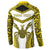 Personalised Niue The Rock Of Polynesia Button Sweatshirt Peniamina Gospel Day Yellow Version