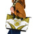 Niue The Rock Of Polynesia Leather Tote Bag Peniamina Gospel Day Yellow Version