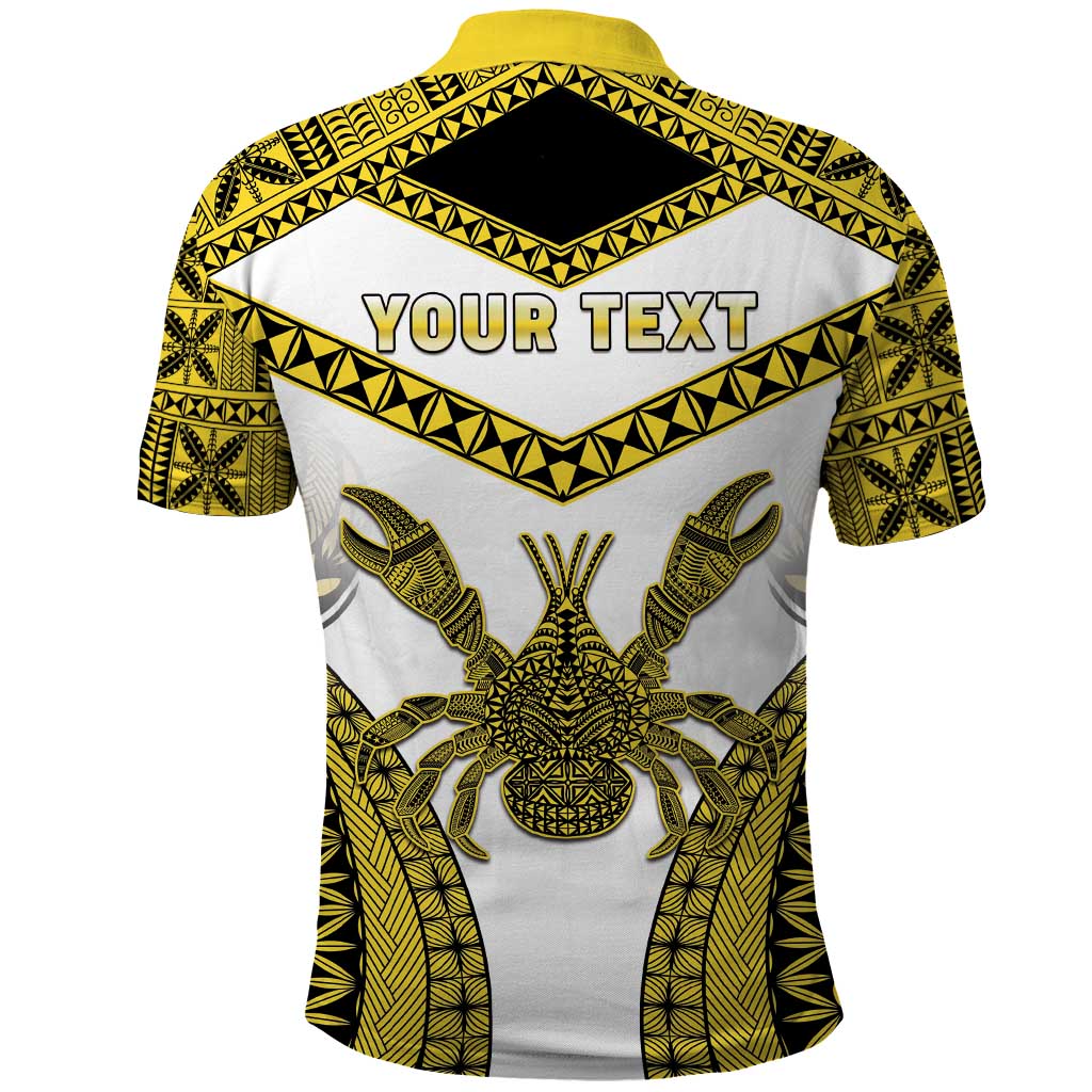 Personalised Niue The Rock Of Polynesia Polo Shirt Peniamina Gospel Day Yellow Version