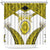 Niue The Rock Of Polynesia Shower Curtain Peniamina Gospel Day Yellow Version