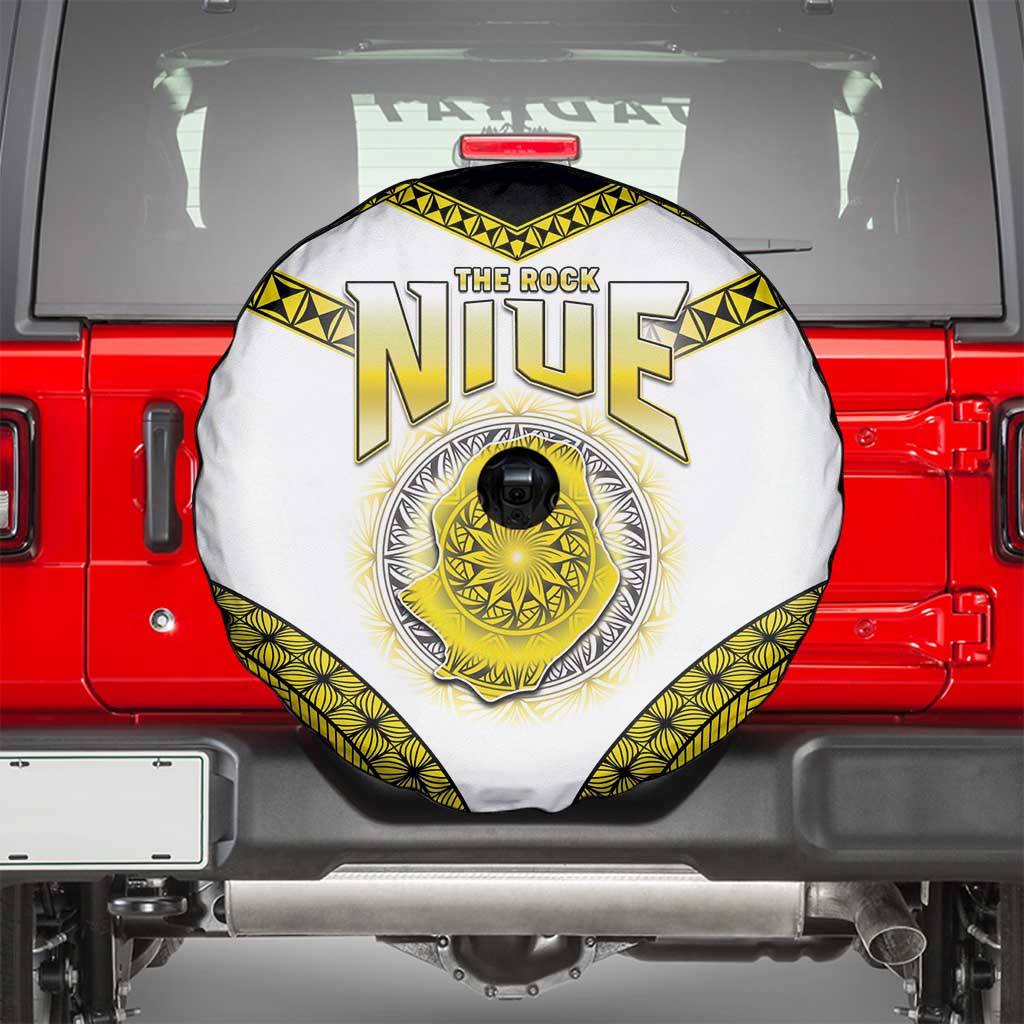 Niue The Rock Of Polynesia Spare Tire Cover Peniamina Gospel Day Yellow Version